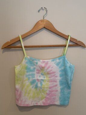 H&M | Pastel Tie Dye Crop Top